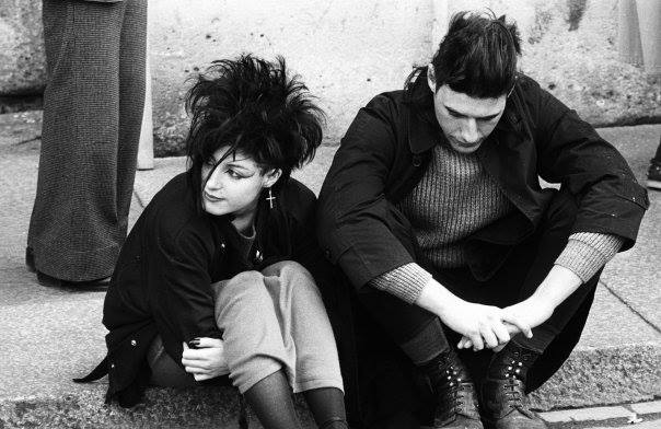  80s Goths in Italy joykix e angie dopo lo sgombero del virus, archivio corriere della sera